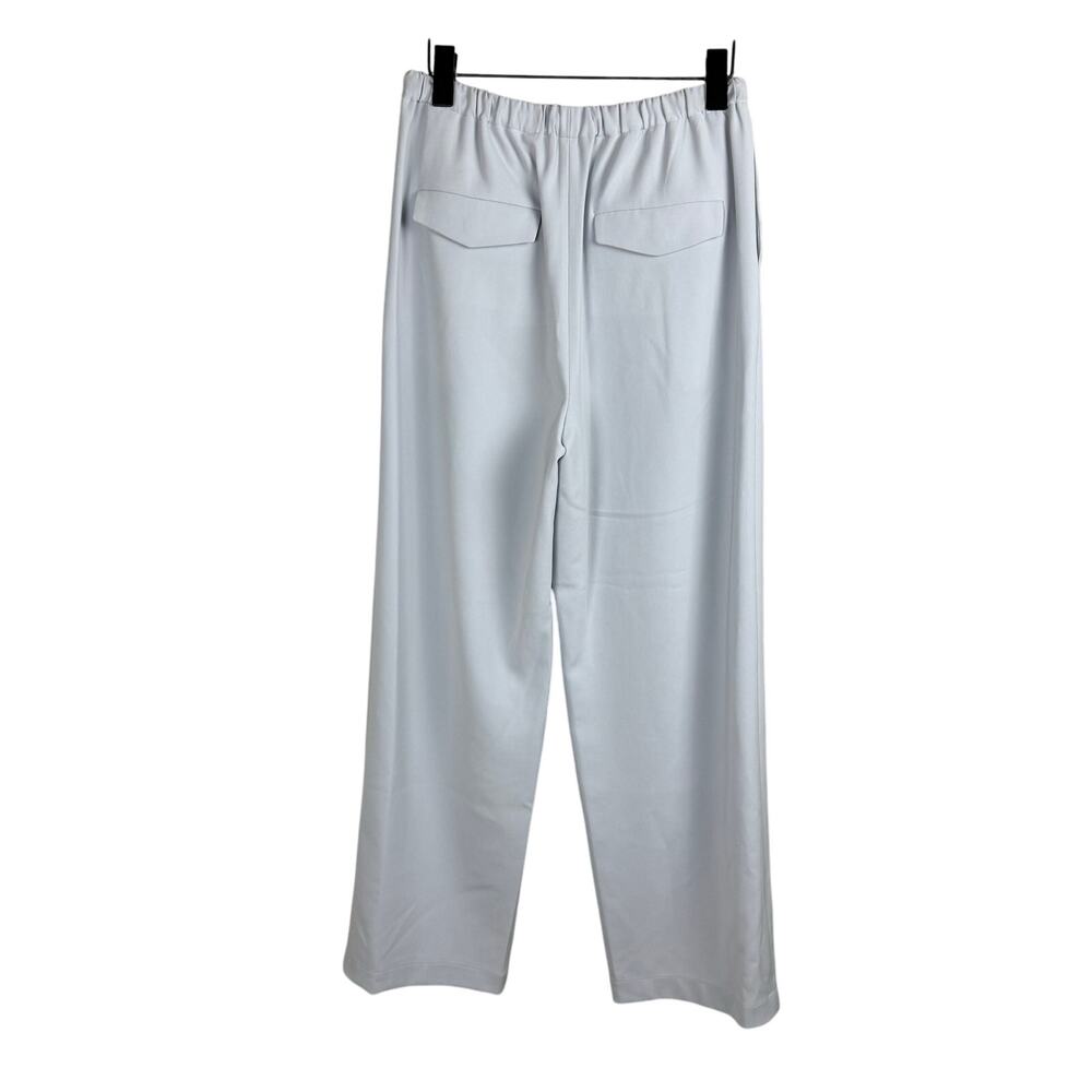 THEORY Pleated Drawstring Pants in Pearl Blue Sz 6 - Picture 6 of 7